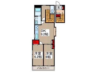 今泉アパートの物件間取画像